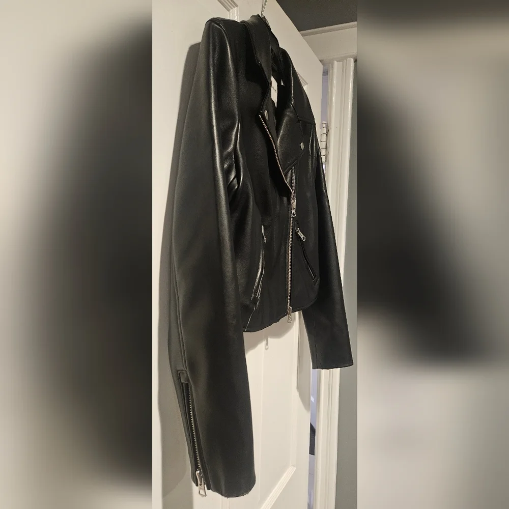 Wilfred Classic Black Leather Jacket
